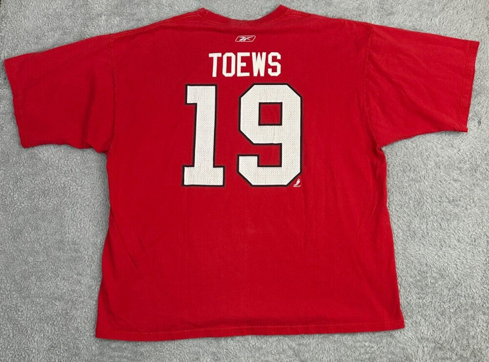 Chicago Blackhawks Jonathan Toews Hockey Shirt Jersey Men's 2XL